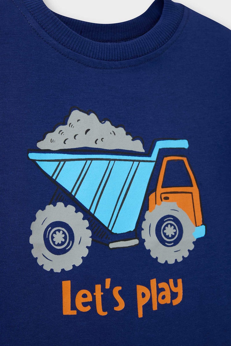 ديفاكتو تيشيرت بيبي اولادي نص كم اوفر سايز - Image 2